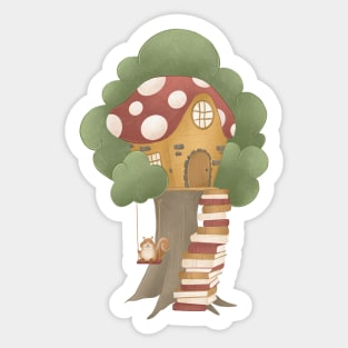 COZY TREE COTTAGE Sticker